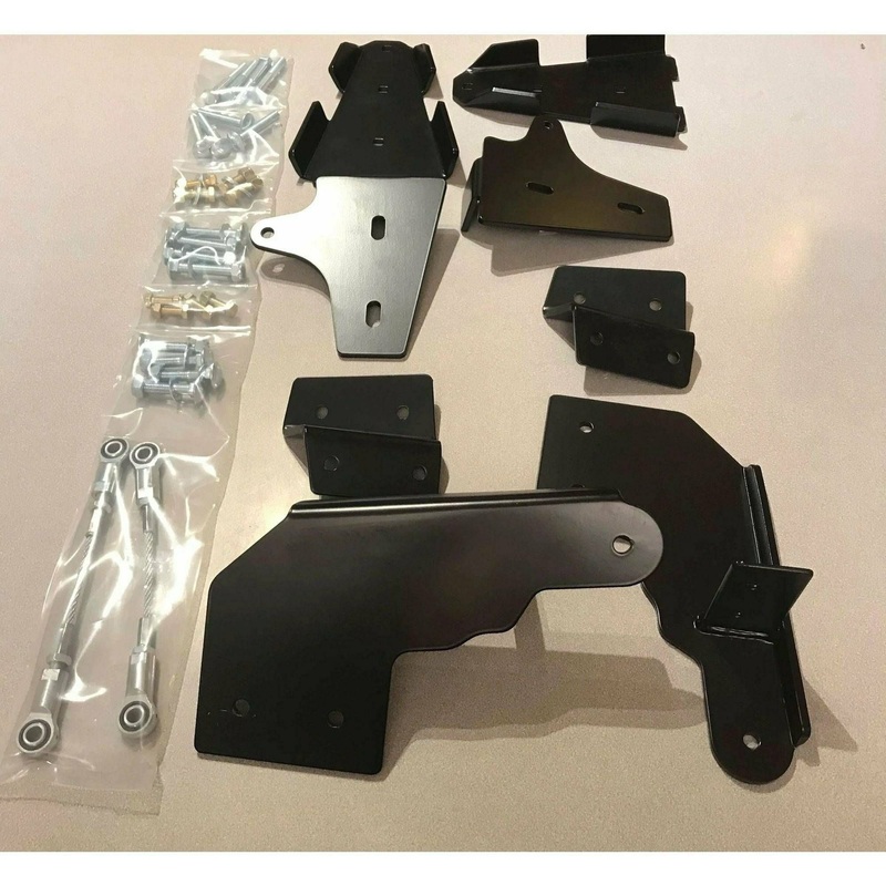 Polaris RZR Turbo S Track Mounting Brackets