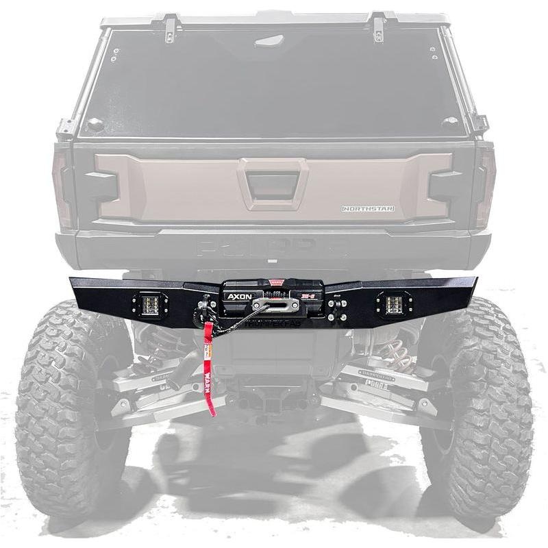 Polaris Xpedition ADV Rear Winch Bumper Raw No Lights