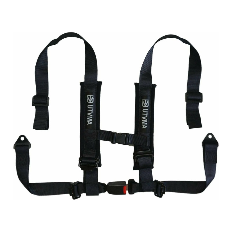 2″ 4-Point Harness (Auto Buckle) Black