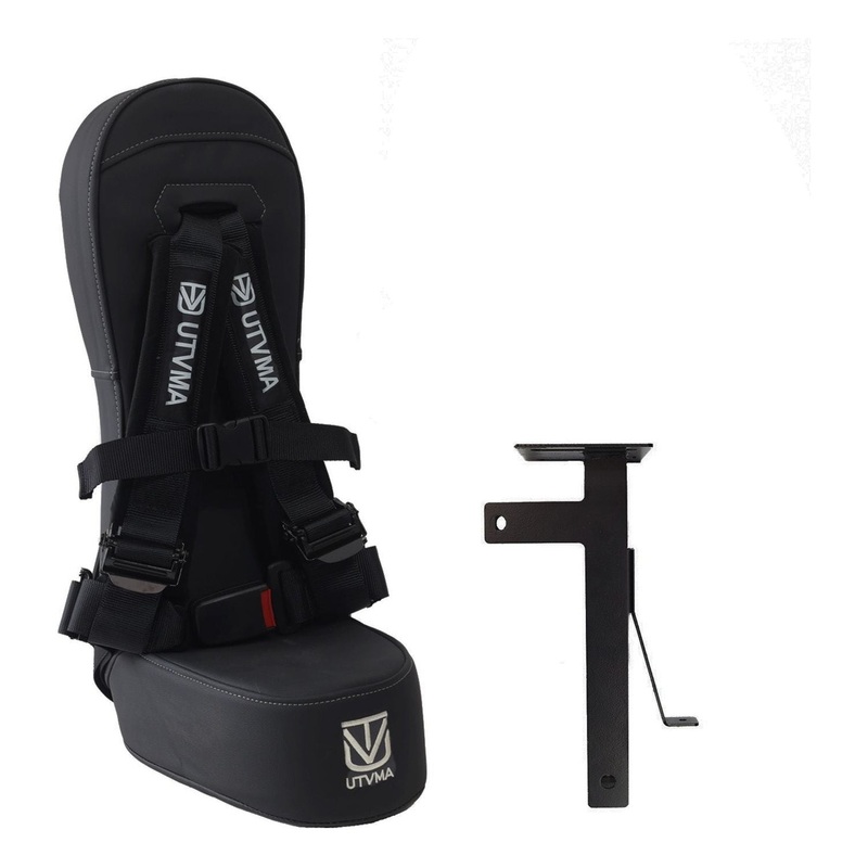 Can Am Maverick Sport Bump Seat 2-Seat Model Black Auto Buckle Harness