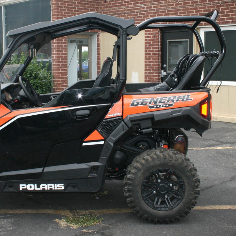 General Back Seat and Roll Cage Kit (2016-2024) Auto Buckle (Black) No +$0 No +$0