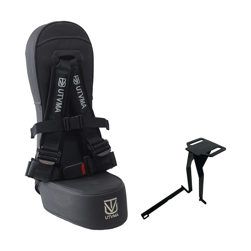 Kawasaki KRX 4 Front Bump Seat Black Auto Buckle Harness