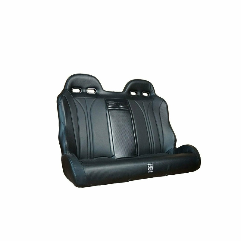 Polaris RZR 4 Rear Bench Seat Black Black Harness