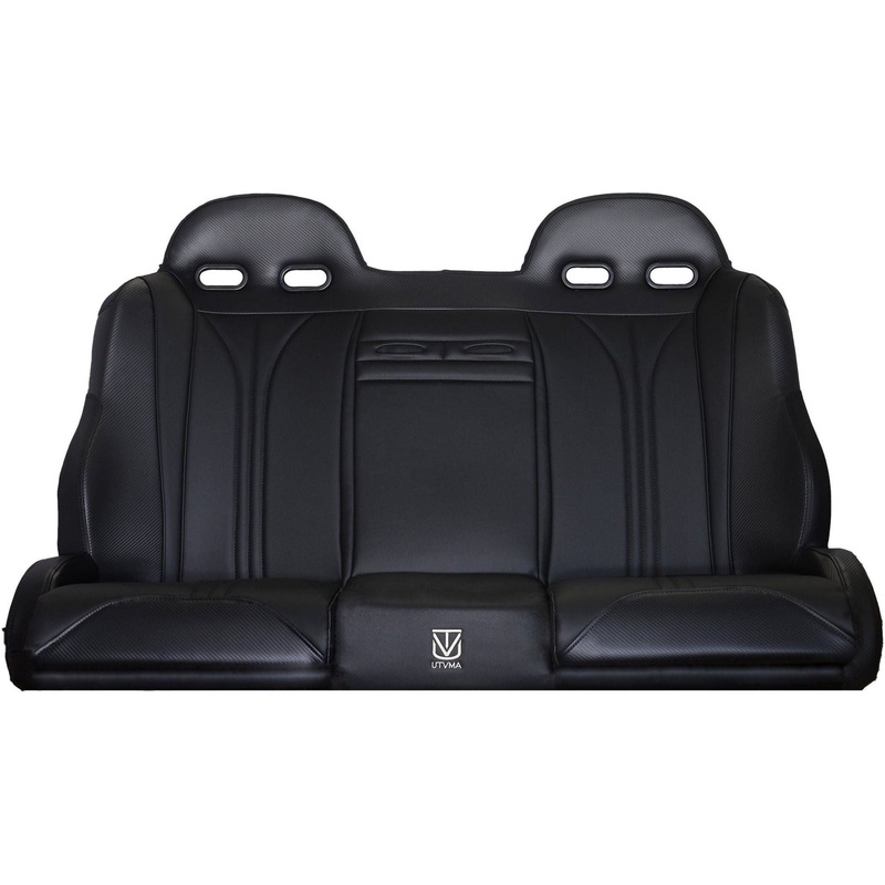 Polaris RZR Pro / Turbo R Rear Bench Seat Black