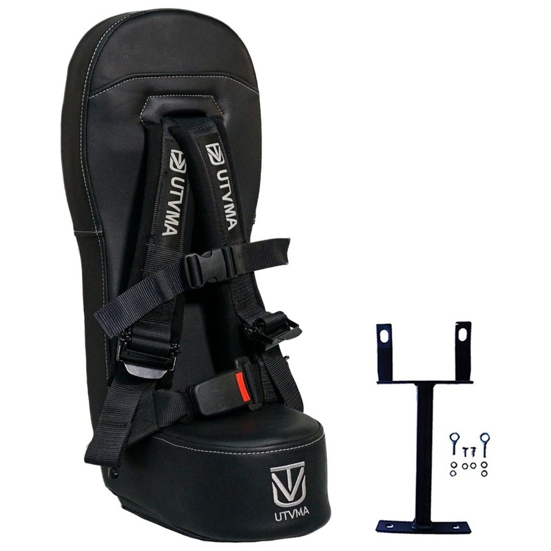 Polaris RZR Trail Bump Seat Black Auto Buckle Harness