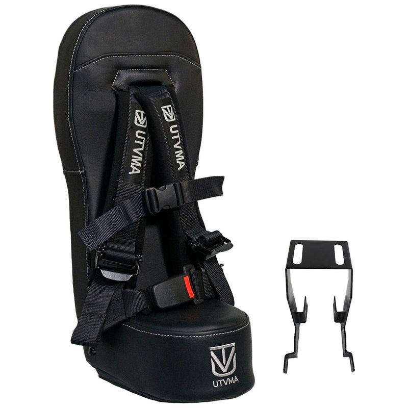 Polaris RZR Turbo R Bump Seat 2-Seat Front Seat Black Auto Buckle Harness