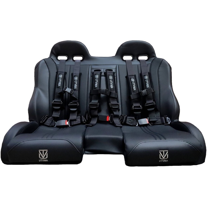 Polaris RZR Universal Bench Seat Black Harness