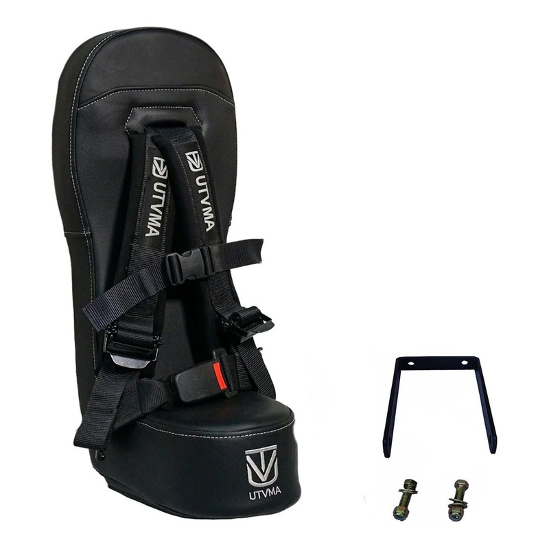 Polaris RZR XP 900 Bump Seat Black Auto Buckle Harness