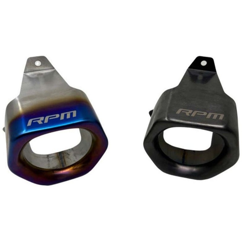 Can Am X3 Exhaust Tip Black