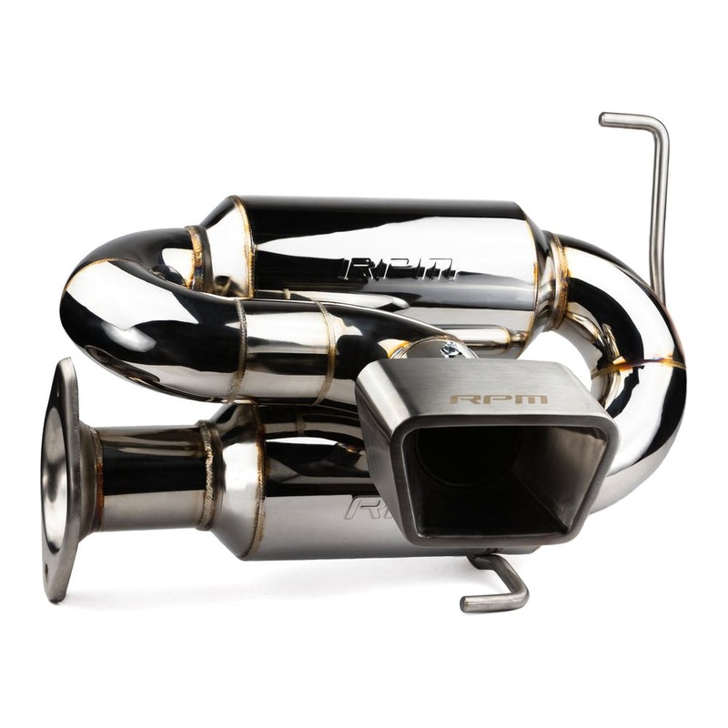 Polaris RZR Pro R 3″ Dual Sport Muffler Brushed