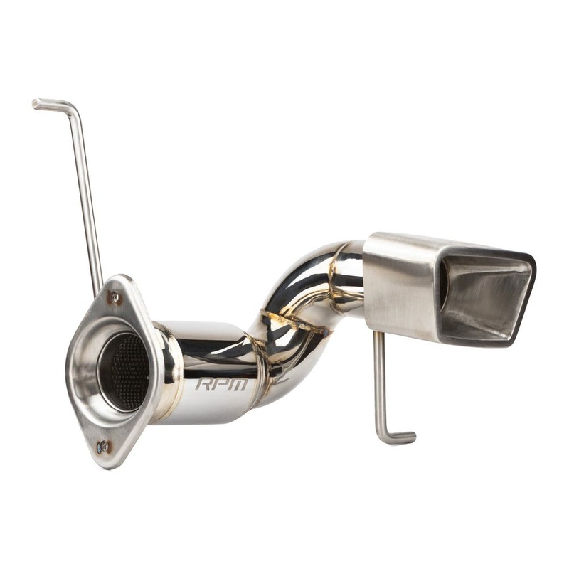 Polaris RZR Pro R 3″ Race Pipe Exhaust Brushed Exhaust Tip