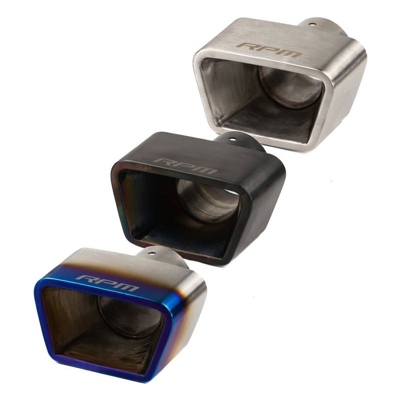 Polaris RZR Pro R Muffler Tip Brushed