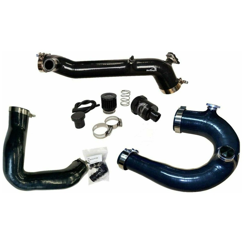 Polaris RZR Pro XP / Turbo R Intake Charge Tubes & BOV Kit Black