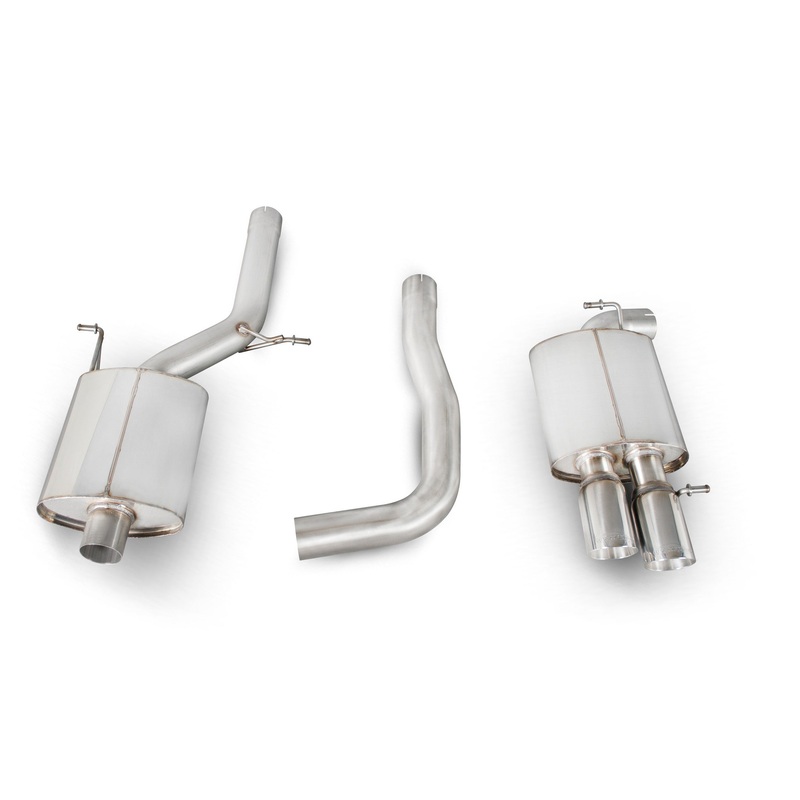 Audi A4 B8 2.0 TFSi 2wd Manual Cat back system (standard outlet) Cat back system (standard outlet)