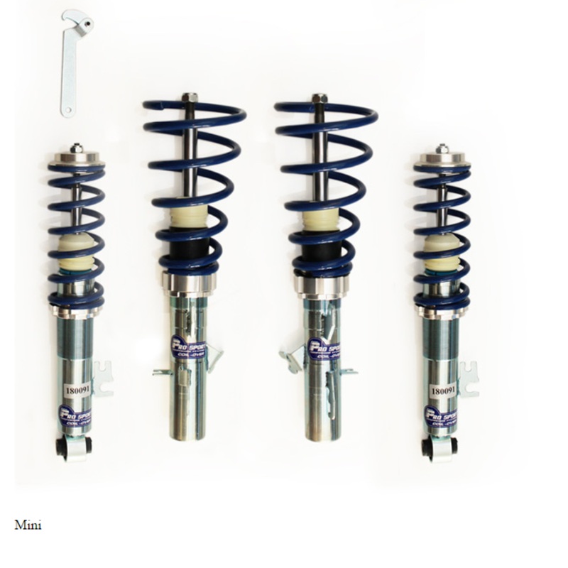 BMW Mini R53 Cooper S Pro Sport Coilovers Droplinks not included