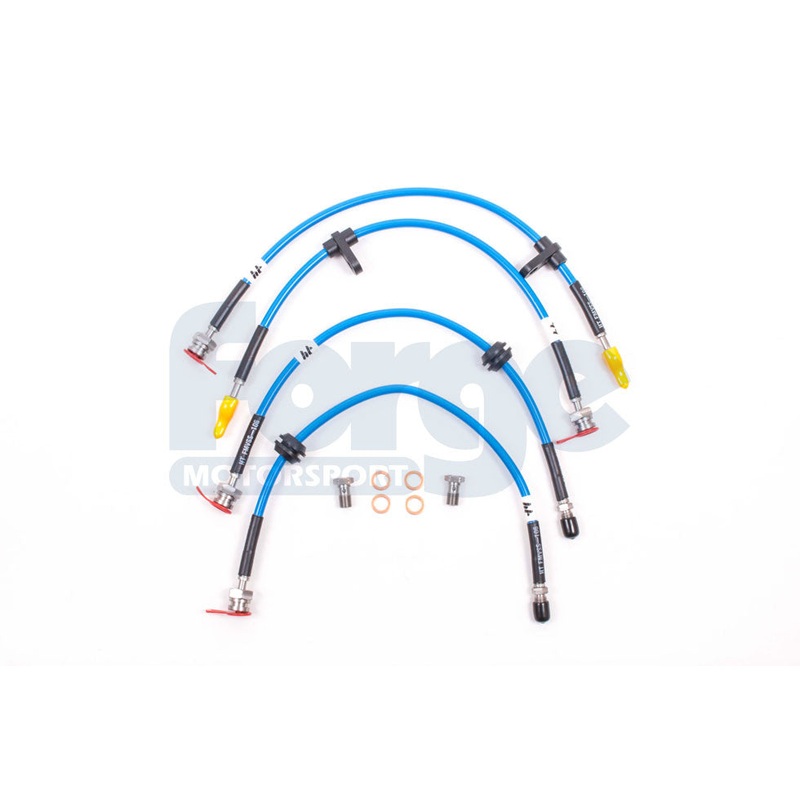 Braided Brake Lines for the Ford Focus RS MK3 Black