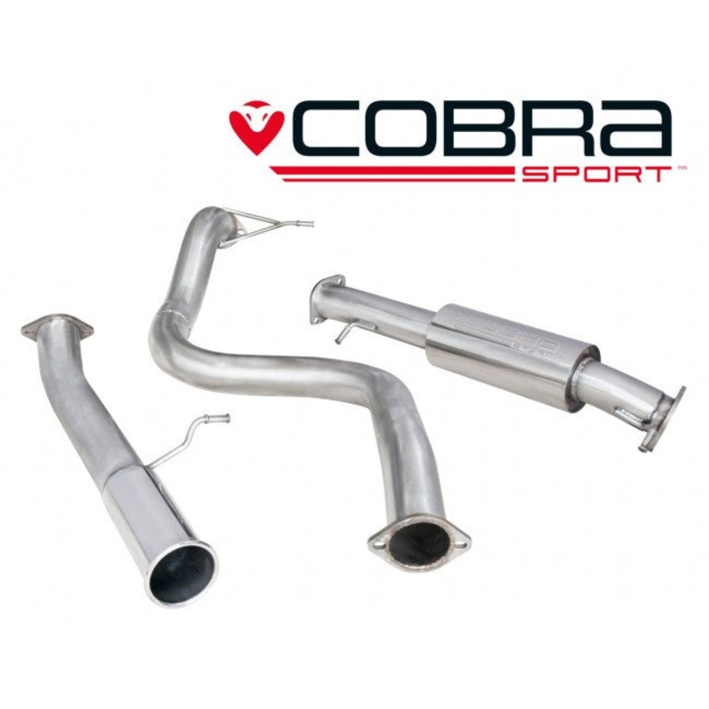 Ford Fiesta MK7 ST- Cobra Venom Cat Back Exhaust (Single Tailpipe) TP10