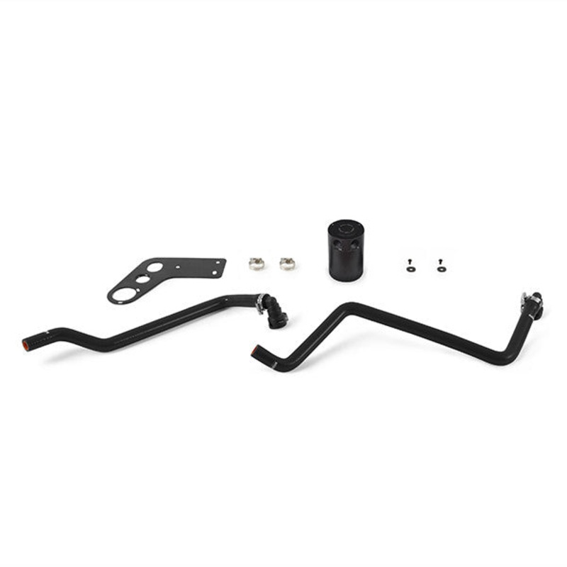 Ford Mustang GT Baffled Oil Catch Can, PCV Side, 2015+ Blue