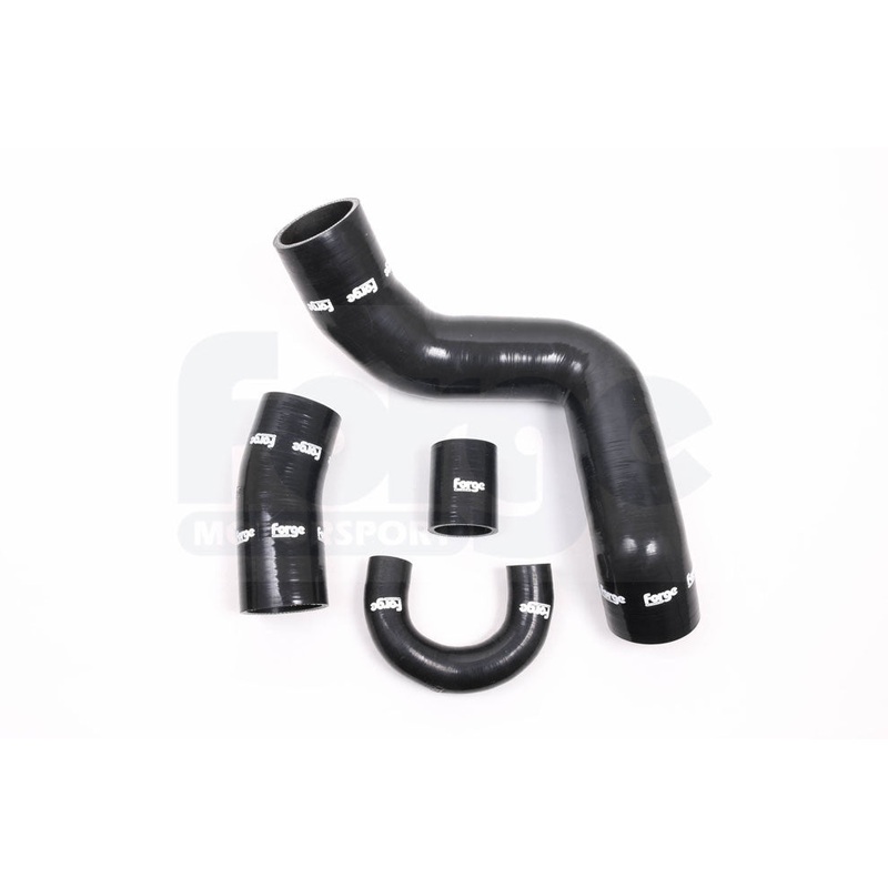 Forge Motorsport Silicone Boost Hose Kit for the Ford Mustang 2.3 Ecoboost Black