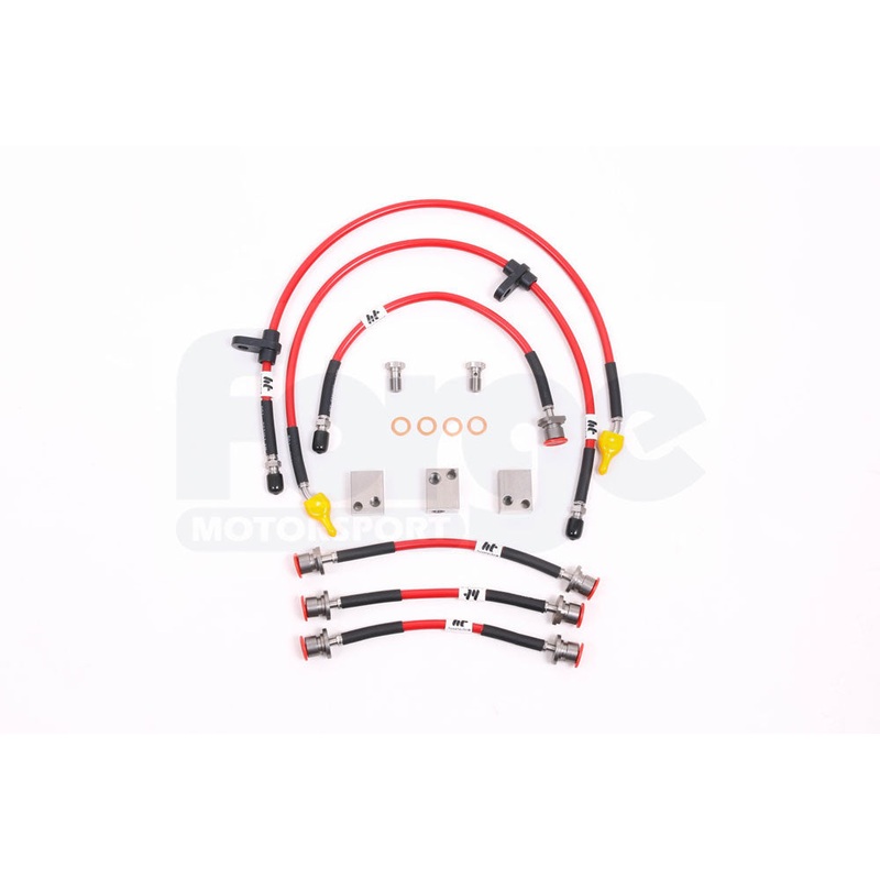 Hose Technik Honda Civic Type R FK2 Braided brake lines Black