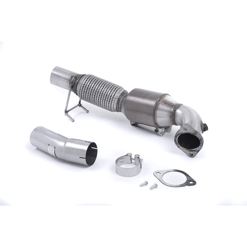 Miltek Focus RS MK3 – Large Bore Downpipe and Hi-Flow Sports Cat SSXFD192