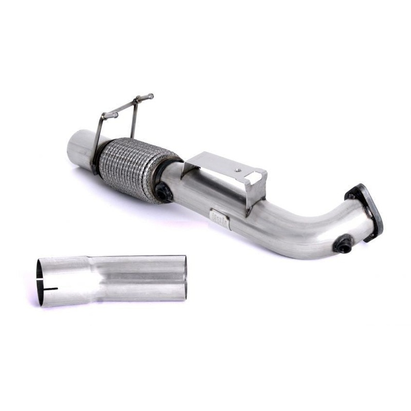Miltek Focus RS MK3 – Large Bore Downpipe with Decat For fitment to Milltek Cat Back Only