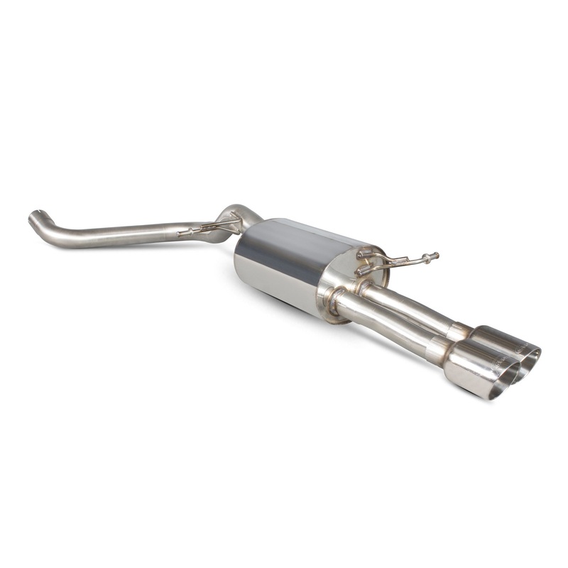 Ford Fiesta Fiesta Ecoboost 1.0T 100,125 & 140 PS Rear silencer only  (fits ST valance) Rear silencer only  (fits ST valance)