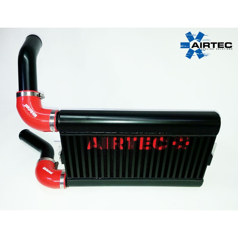 AIRTEC Fiesta 1.0 Eco Boost front mount Intercooler Red Pro-series black