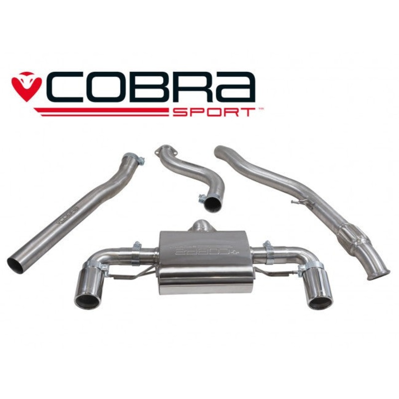 BMW M135i 3 & 5 Door (F20 & F21) Cat Back Exhaust (Non-Resonated) Pre June 2013