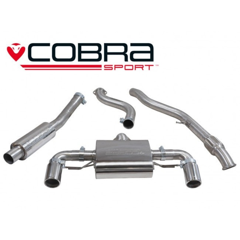 BMW M135i 3 & 5 Door (F20 & F21) Cat Back Exhaust (Resonated) Pre June 2013