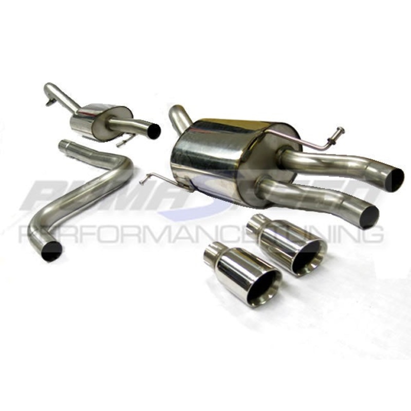 Fiesta 1.0 Ecoboost Milltek resonated (quieter) cat back – standard rear valance