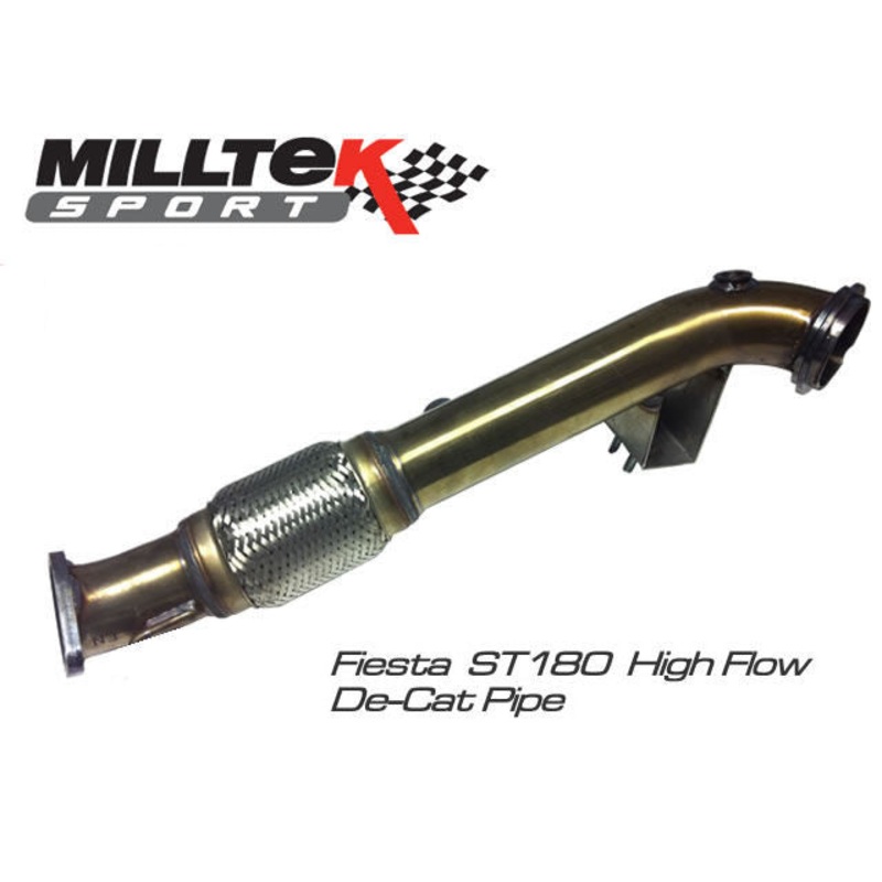 Fiesta ST180 Milltek decat 3″ pipe