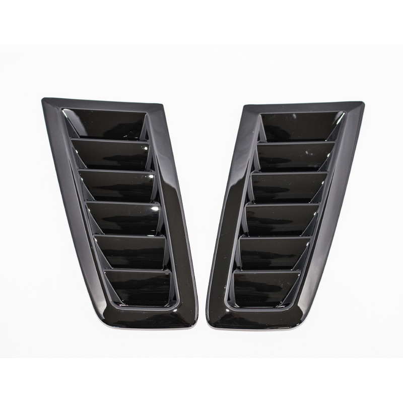 Focus RS style bonnet vents Gloss black