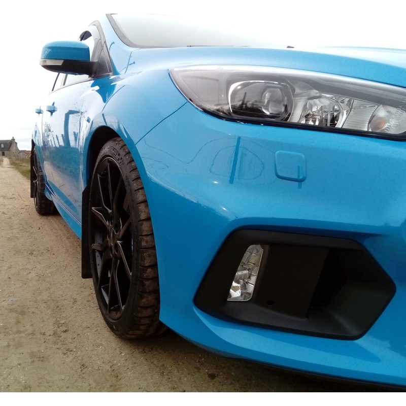 MK3 Focus RS Mudflaps – PVC 4mm PVC Black