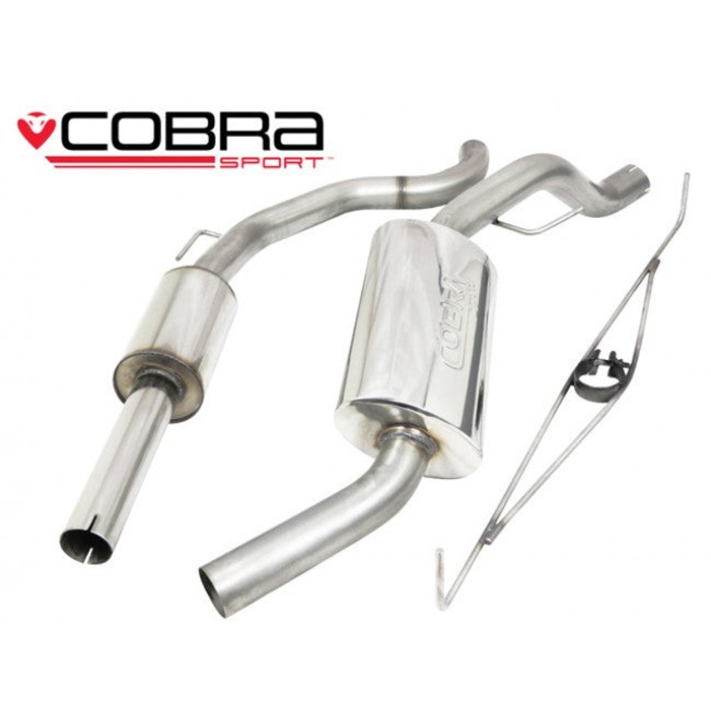 Vauxhall Corsa D VXR (2007-09) Cat Back Exhaust (2.5″ bore) (Resonated)