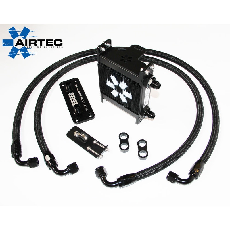 Airtec ‘Race’ RS Mk2 remote oil cooler kit – Lower grill mounted (Right hand side)