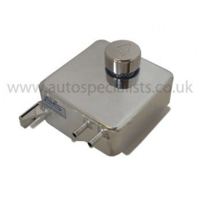 Auto Specialists Focus Mk2 Light-Weight Alloy Water Header Tank. Polished Plastic cap