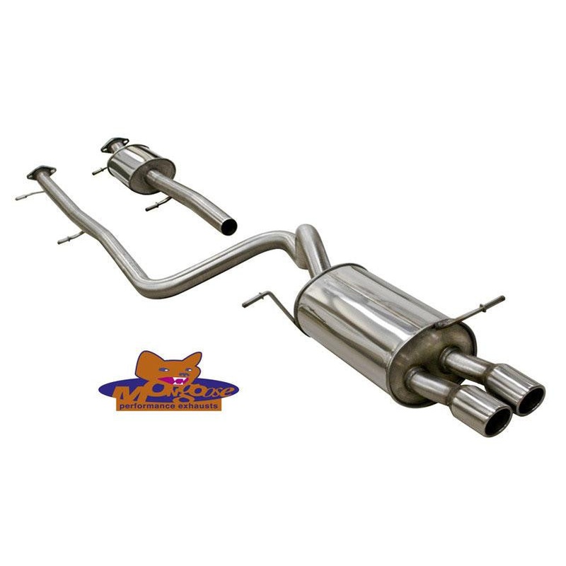 Fiesta MK7 Zetec-S Mongoose cat back exhaust 1.6 litre