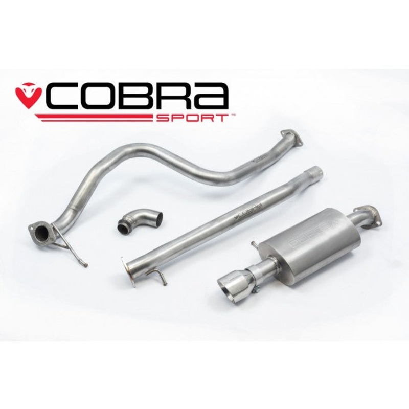 Ford Fiesta MK8 EcoBoost 1.0 ST-Line Cat Back Exhaust (Non-Resonated) TP34