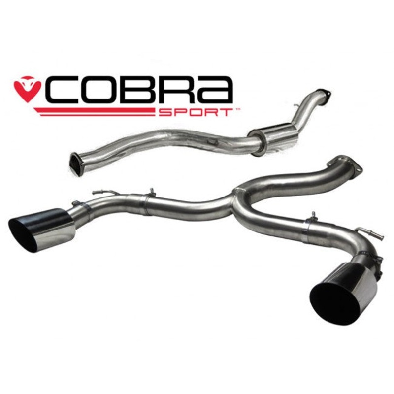 Ford Focus RS Mk2 Cobra ‘Venom’ cat back with 3 inch (76mm) pipework