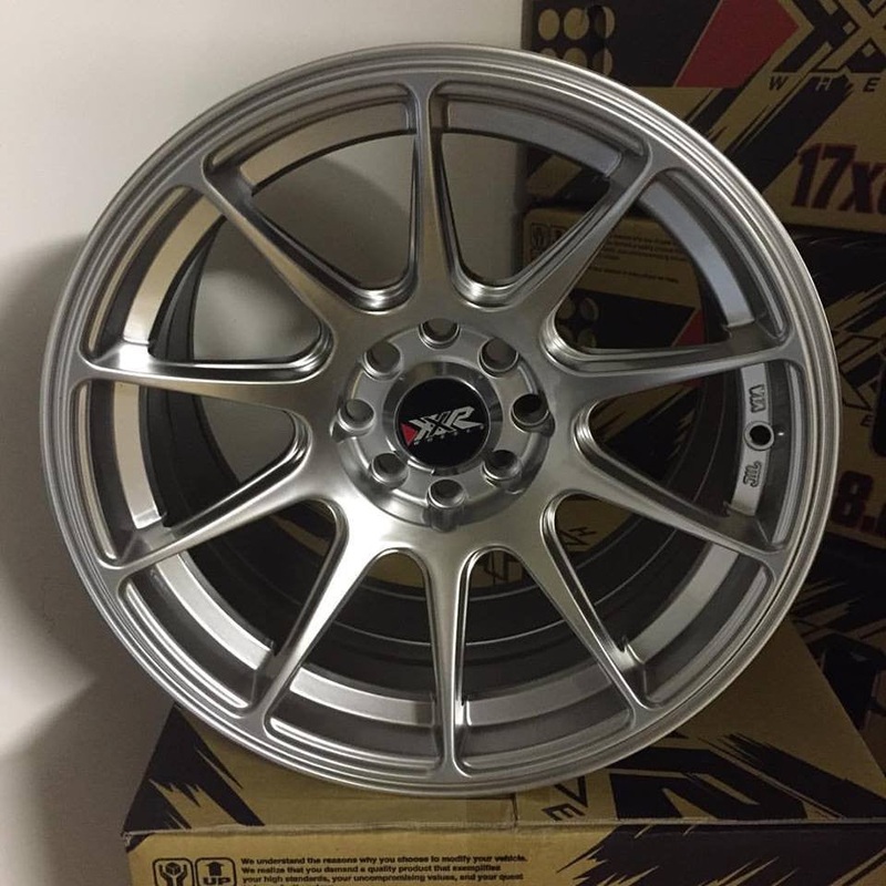 XXR 527 15″ ET0 4X100/108 Chromium black N/A