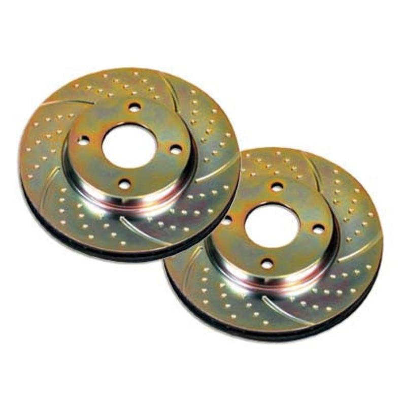 Focus RS MK1 EBC Turbogroove Front Discs