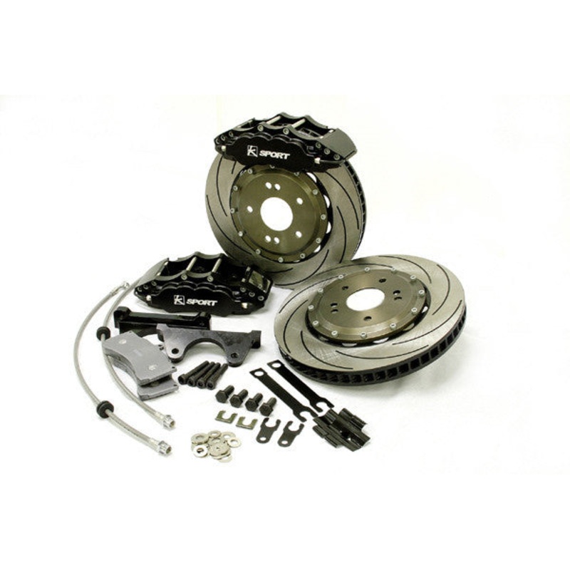 K-sport Focus RS MK2 8 Pot 356mm Kit No pads Orange