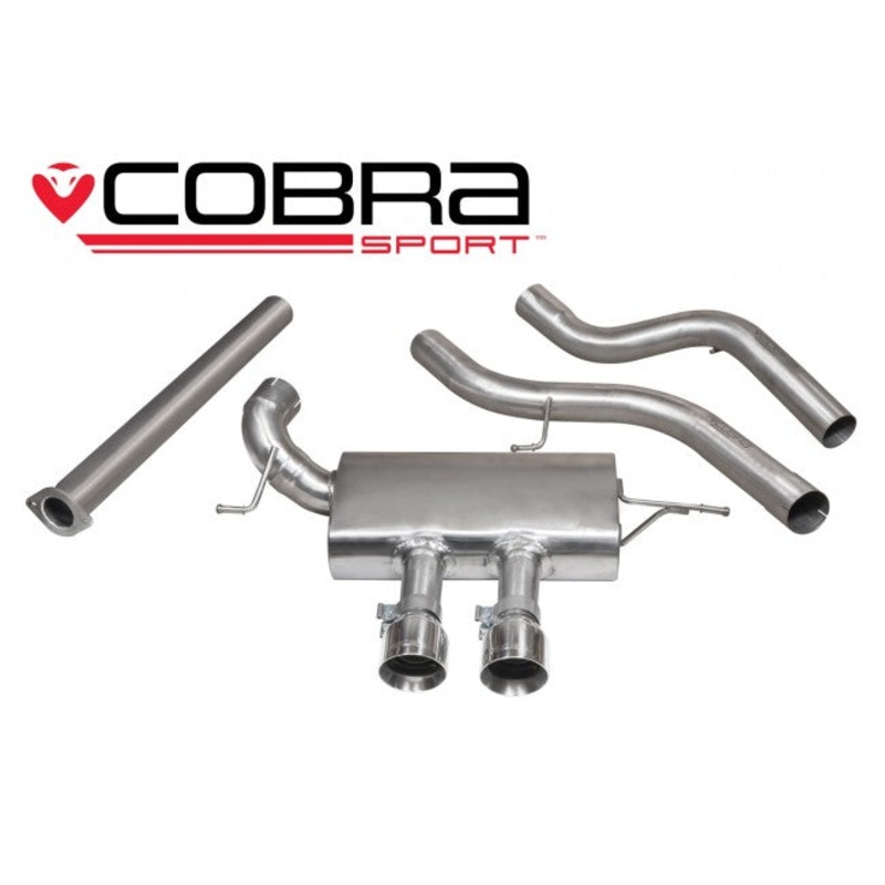 Ford Focus ST Mk3 Cobra cat back system – Non resonated