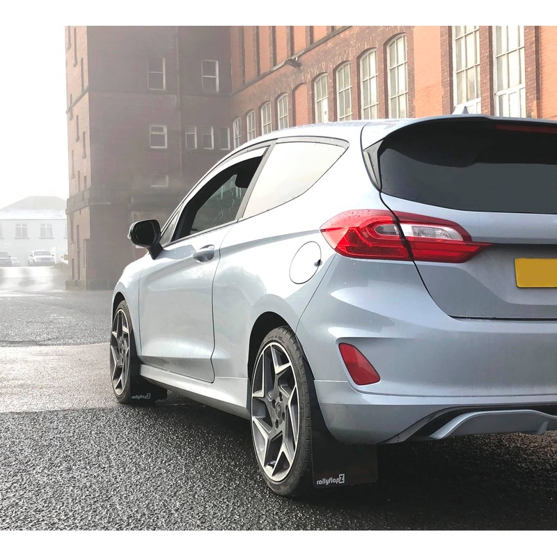 MK8 Fiesta inc ST-Line/ST Mudflaps 4mm PVC Black