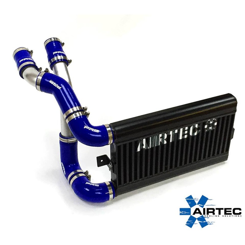 AIRTEC Fiesta mk7.5 1.6 Diesel front mount Intercooler Red Polished