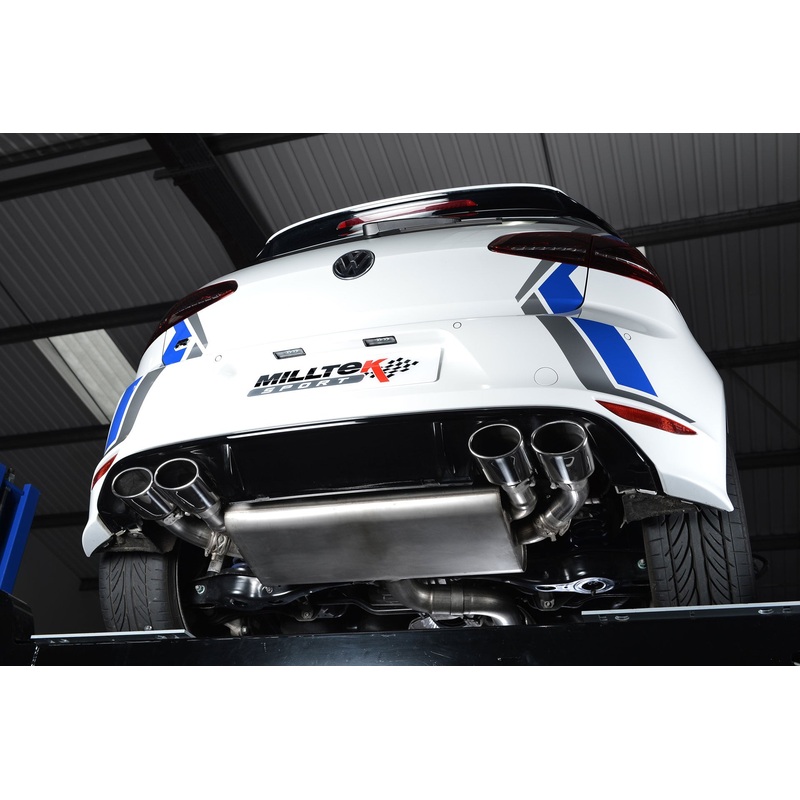 Milltek Exhaust Volkswagen Golf MK7 R 2.0 TSI 300PS Cat-back (SSXVW257)