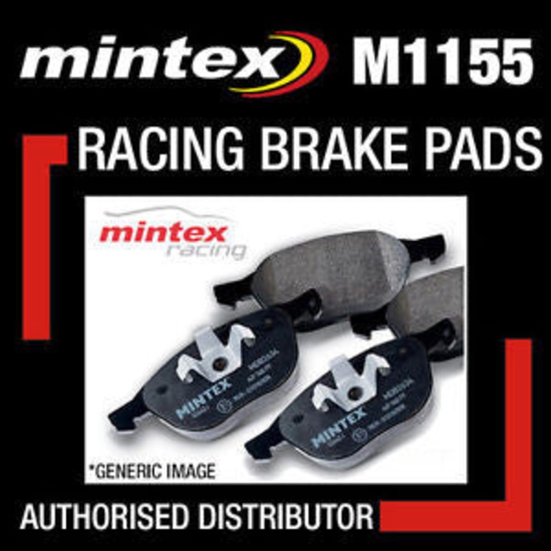 Mintex M1155 rear race brake pads – Fiesta mk5 zetec-S