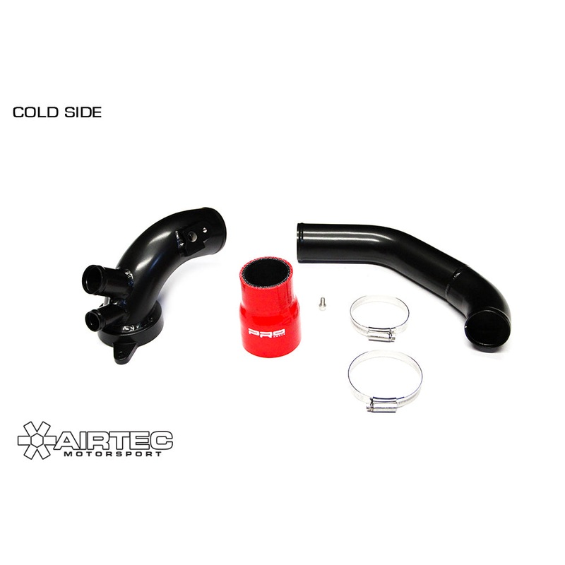 AIRTEC Motorsport Cold Side Boost Pipes for Renault Clio 200/220 EDC Black Pro-Series Satin Black