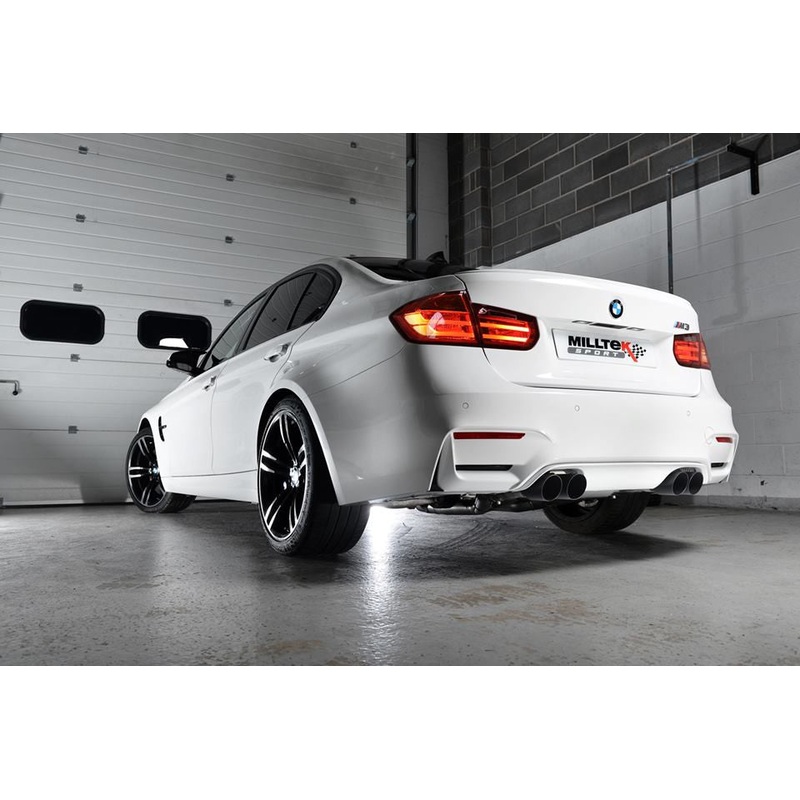 BMW M3 F80/M4 F82 Milltek Sport – Catback Exhaust System – Cerakote Black Tips